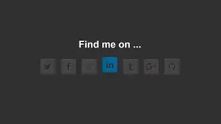 Create Social Media Buttons Using HTML & CSS