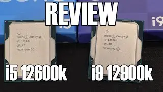 Intel i9 12900k and i5 12600K DDR5 Review