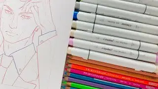 Draw and Chill Livestream | Alcohol Markers and Coloured Pencil