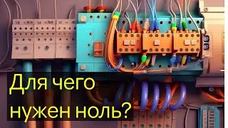 Для чего нужен ноль? Почему у трехфазного двигателя нет нуля и куда девается ток?