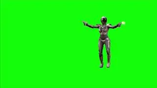 Green Screen Sci fi Power Armor 2 / Future battle armor / Nanosuit