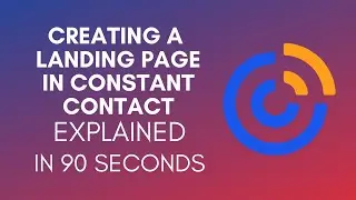 How To Create A Landing Page In Constant Contact? (2024)