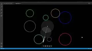 Ray Marching 2D visualization in GLSL