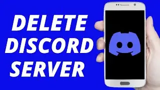 How To Delete DISCORD SERVER On Mobile ! Android & IOS (2021)