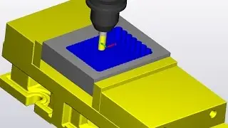 SolidCAM - Plunging Pattern inside Pocket