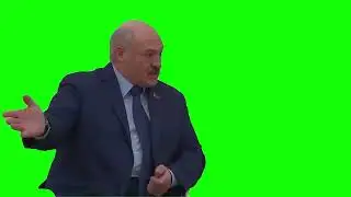 Лукашенко на зелёном фоне 