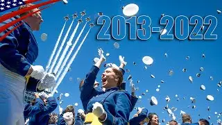 Hat Toss & Flyover in the Past 10 Years - U.S. Air Force Academy Graduation