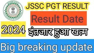 JSSC PGT RESULT DATE l jssc pgt result date update l jssc pgt result 2024