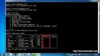 Structured Query Language Tutorial SQL Part 28   DEFAULT Constraint on CREATE TABLE Command Prompt C