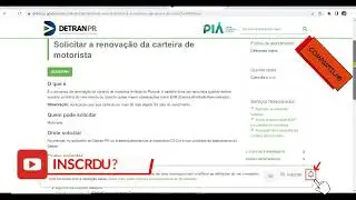 Como Solicitar a renovação da CNH na internet - Detran PR SIMPLES FÁCIL [ATUALIZADO]