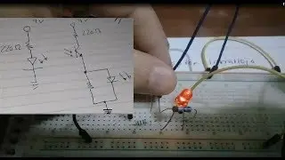 105.- Práctica #18.- Emisor y receptor infrarrojo (Con led infrarrojo y fototransistor).
