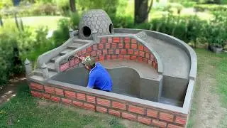 Build dreamy duck house and pool for baby ducks