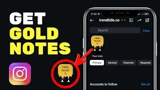 How to Enable Gold Notes on Instagram 2024 | Fix Instagram Gold Notes Not Showing