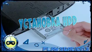 Обзор Play Station 3 Super slim - Установка HDD (жёсткий диск)  на 500 Gb