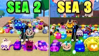 1,000 Random Blox Fruits 2nd sea VS 3rd sea