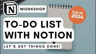 How to BUILD your To-Do List & Task Manager with Notion! | Track your to-do's easily!