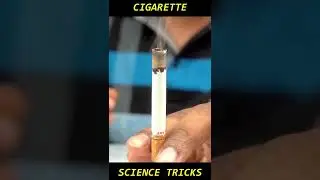 Awesome Cigarette Science Experiment #shorts