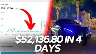 How I Made Over $52,136 In 4 Days Dropshipping (black friday strategy)