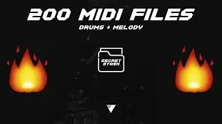 [Royalty Free] DRUMS + MELODY MIDI KIT DOWNLOAD 2021 | 