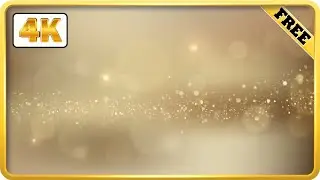 Gold bokeh with galaxy effect video loops