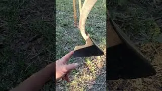 Разорвал культиваторную лапу!