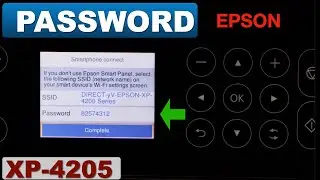 Epson XP-4205 Printer Wifi Password.