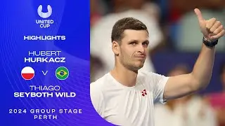 Hubert Hurkacz v Thiago Seyboth Wild Highlights | United Cup 2024 Group A