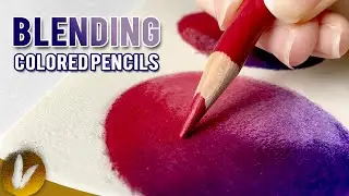 How To Blend Colored Pencils Tutorial - Pt 2