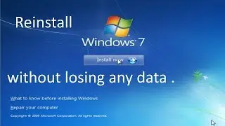 How to install Windows 7 Home without losing any data - (2021)