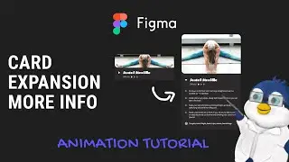 [Basic Figma Animation] UI Card Expansion, more info animation for desktop or mobile