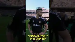 DjMaRiiO celebra como CR7 en el CAMP NOU haciendo SIUUUUUUU