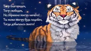 ГОД ТИГРА 🐱 2022 - НОВОГОДНИЕ СТИХИ