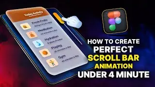 How to create perfect Scroll bar animation in Figma 2023 | Tutorial in Hindi