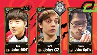 Complete League Of Legends Roster Changes 2019 (NA | EU | LCK | LPL)