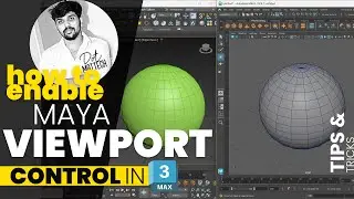 How to enable Maya viewport controls in 3dsmax Tutorial in Tamil