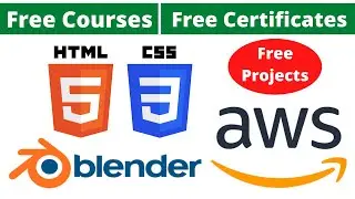 Udemy Free Certificate Courses Amazon Web Services (AWS) | HTML CSS | Blender Project Online Classes