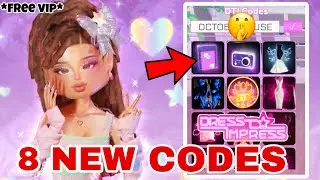 HOW TO GET ALL 8 NEW *SECRET* CODES AND FREE VIP IN DRESS TO IMPRESS 🤫