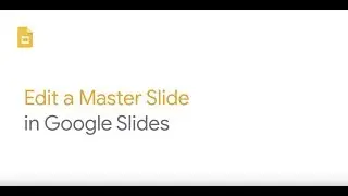 Edit a master slide in Google Slides