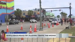 'I think that would be a problem': Myrtle Beach police toys with flushing traffic downtown this week