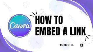 How to embed a link in Canva