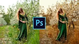 Como Editar Fotos En Photoshop | Efectos Para Fotos | Efecto OtoÑO