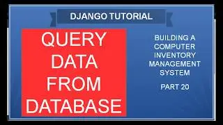 DJANGO – 20 SEARCHING DATA FROM DATABASE