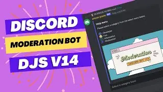 How To Make Advance Discord Moderation Bot Djs V14 In 2023 || Without Coding