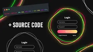 Animated Login Form using Html & CSS Only