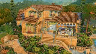 Tuscan Style Home 🏖️🌴 The Sims 4 - Speed Build