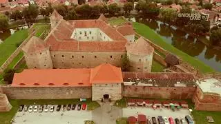 FAGARAS FORTRESS (CASTLE). 4K CINEMATIC FILM. THE MOST IMPRESSIVE FORTRESS IN FAGARAS, ROMANIA