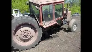 ЛОПНУЛА ПОЛУОСЬ МТЗ /ТРАКТОРИСТ ОГОРЧИЛСЯ