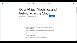 Virtual Machines and Networks in the Cloud || Google Cloud Fundamentals: Core Infrastructure