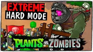 ЭКСТРЕМАЛЬНЫЙ ХАРДКОР МОД PVZ 🔥 СЫГРАЕМ ? ◉ Plants vs Zombies 1 Extreme Hard Mode #1