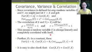 Covariance and Correlation - 05 - Covariance, Variance & Correlation (Part 1/1)